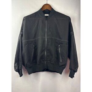 Women’s Brunello Cucinelli Small Black See Through Bomber Jacket